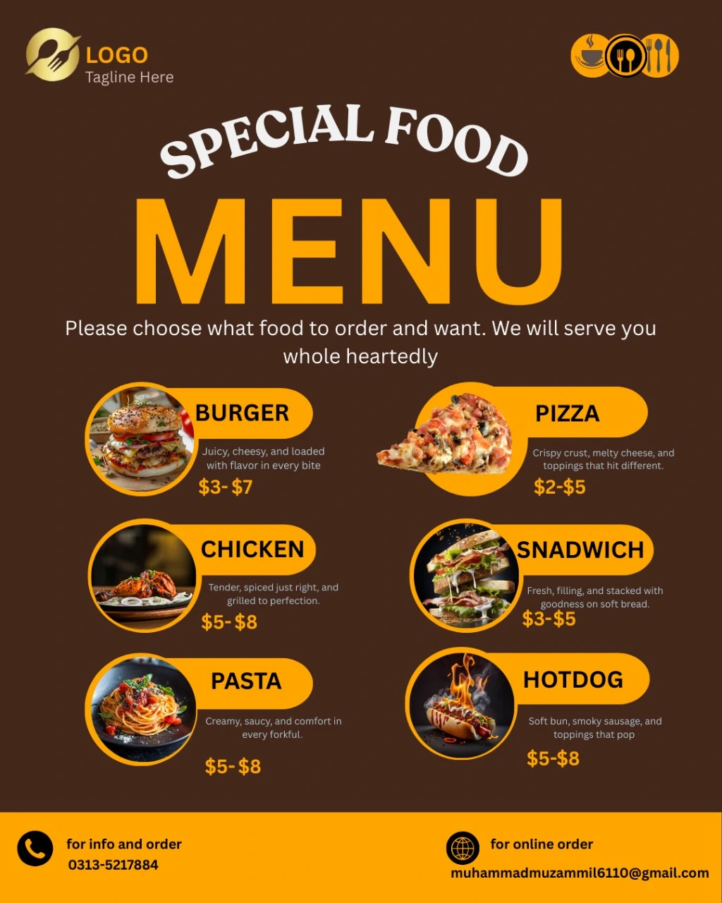 Restaurant Menu Design